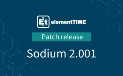 Sodium – Patch 2.001 all the small things